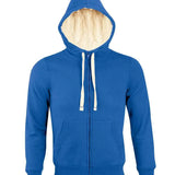 Personalised Unisex Sherpa Lined Zip Hoodie