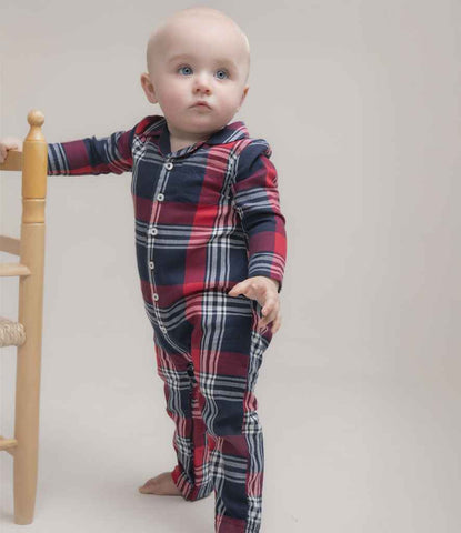 Baby Toddler Cotton Tartan PJ Set
