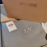 Personalised Grey Pure Cashmere Wrap