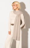 Personalised Oatmeal Pure Cashmere Wrap