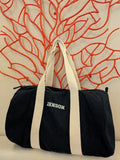 Personalised Organic Cotton Canvas Barrel Bag