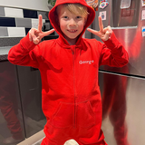 Personalised Kids Hooded All in One Onesie