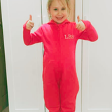 Personalised Kids Hooded All in One Onesie