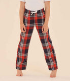 Children Tartan Cotton Checked Lounge Pants