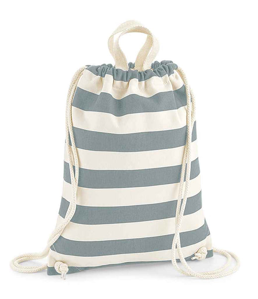 Personalised Nautical Cotton Drawstring Bag