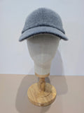 Grey Marl Pure Cashmere Baseball Cap
