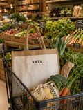 Personalised Jute Shopper Tote Bag
