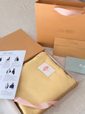 Personalised Butter Yellow Pure Cashmere Button Poncho