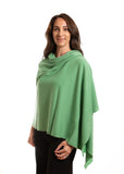 Personalised Jade Green Pure Cashmere Wrap