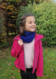 Personalised Navy Pure Cashmere Kids Snood