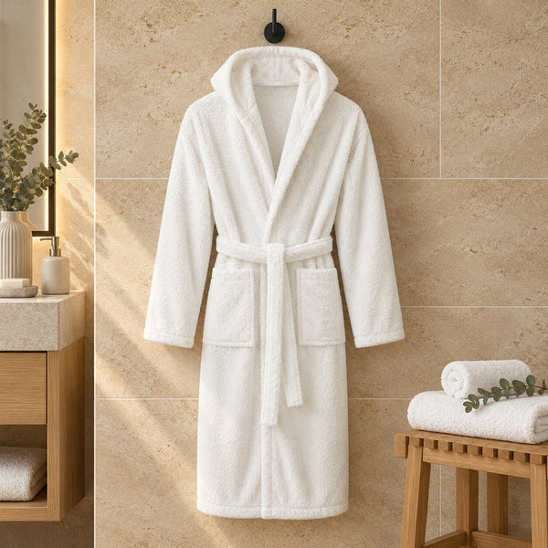 Personalised Unisex Hooded Towelling Robe