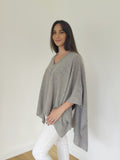 Personalised Pure Cashmere V Neck Poncho