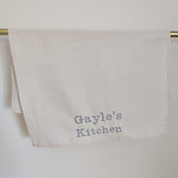 Personalised Organic Cotton Tea Towel