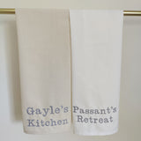 Personalised Organic Cotton Tea Towel