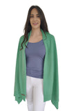 Personalised Jade Green Pure Cashmere Wrap