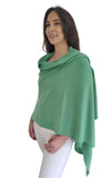 Personalised Jade Green Pure Cashmere Wrap