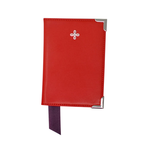 Red Nappa Leather Passport Holder