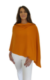 Personalised Orange Pure Cashmere Wrap