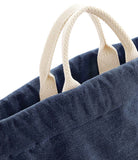 Personalised Cotton Denim Drawstring Bag