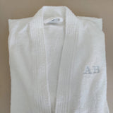 Personalised Unisex White Towelling Robe