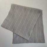 Personalised Taupe Pure Cashmere Cable Knit Snood