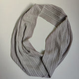 Personalised Taupe Pure Cashmere Cable Knit Snood