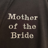 Personalised Black Cotton Robe