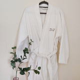 Personalised Unisex White Towelling Robe