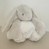 Personalised Bunny Plush Toy with Blanket