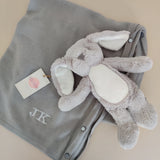 Personalised Mum to Be Cashmere & Bunny Gift Set