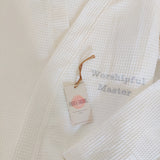 Personalised Unisex White Waffle Robe