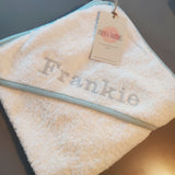 Personalised Baby Cotton Hooded Towel