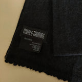 Personalised Black Pure Cashmere Unisex Scarf