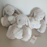 Personalised Bunny Plush Toy with Blanket