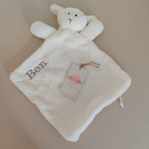 Personalised Lamb Comforter