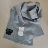 Personalised Grey Pure Cashmere Unisex Scarf