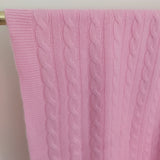 Personalised Pink Pure Cashmere Baby Blanket