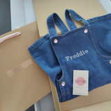 Personalised Baby Denim Dungarees