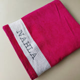 Personalised Premium Cotton Beach Towel