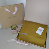 Personalised Mustard Pure Cashmere Wrap
