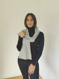 Personalised Grey Pure Cashmere Unisex Scarf
