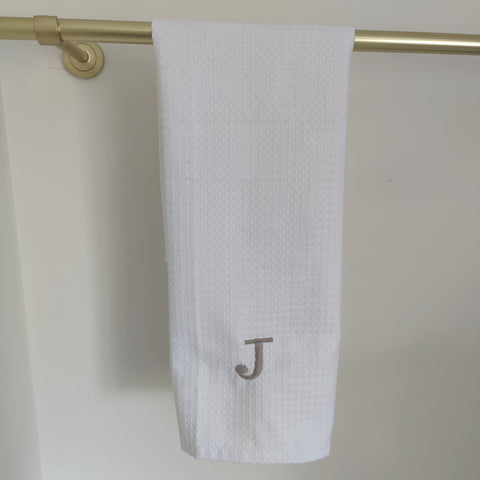 Personalised Waffle Cotton Tea Towel