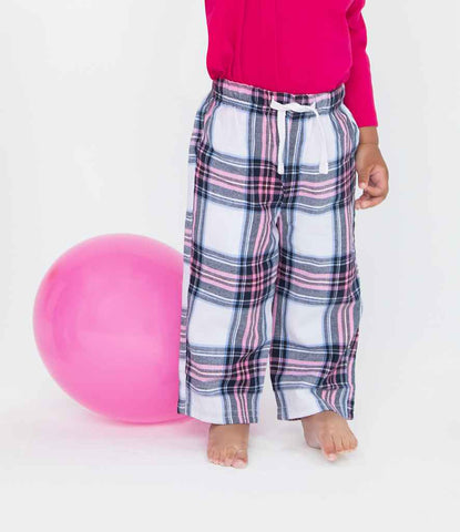 Baby Toddler Cotton Flannel Tartan Lounge Pants