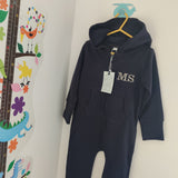 Personalised Baby Hooded All in One