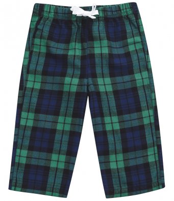 Baby Toddler Cotton Flannel Tartan Lounge Pants