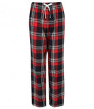 Women Cotton Flannel Tartan Lounge Pants