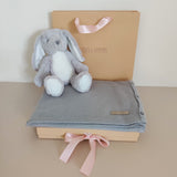 Personalised Mum to Be Cashmere & Bunny Gift Set