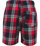 Men Tartan Cotton Flannel Lounge Shorts