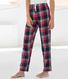 Women Cotton Flannel Tartan Lounge Pants