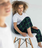 Children Cotton Checked Lounge Pants